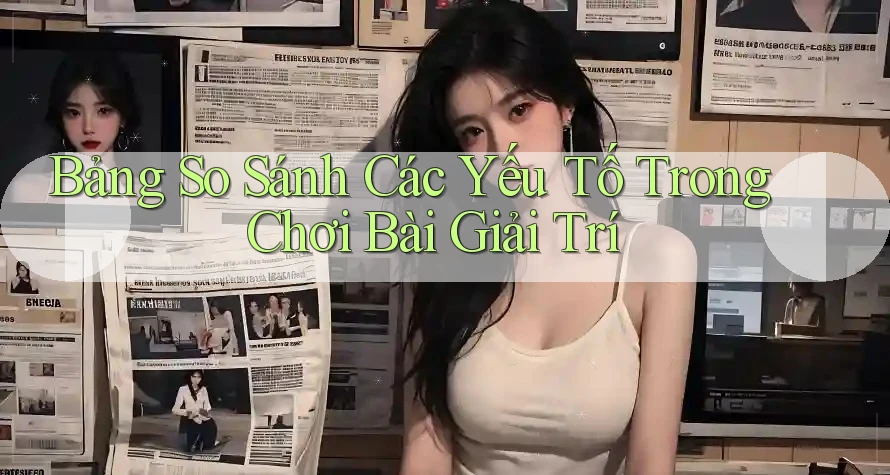 Bảng So Sánh Các Yếu Tố Trong Chơi Bài Giải Trí