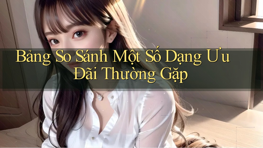 Bảng So Sánh Một Số Dạng Ưu Đãi Thường Gặp