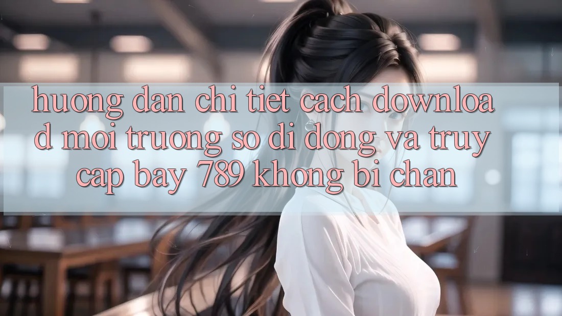 Hướng dẫn chi tiết cách download môi trường số di động và truy cập bay 789 không bị chặn