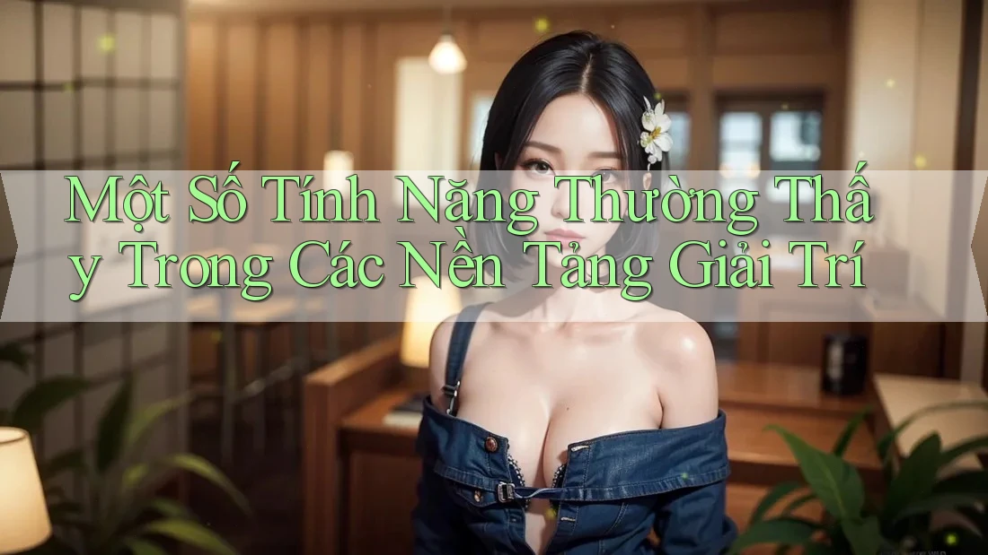 Một Số Tính Năng Thường Thấy Trong Các Nền Tảng Giải Trí