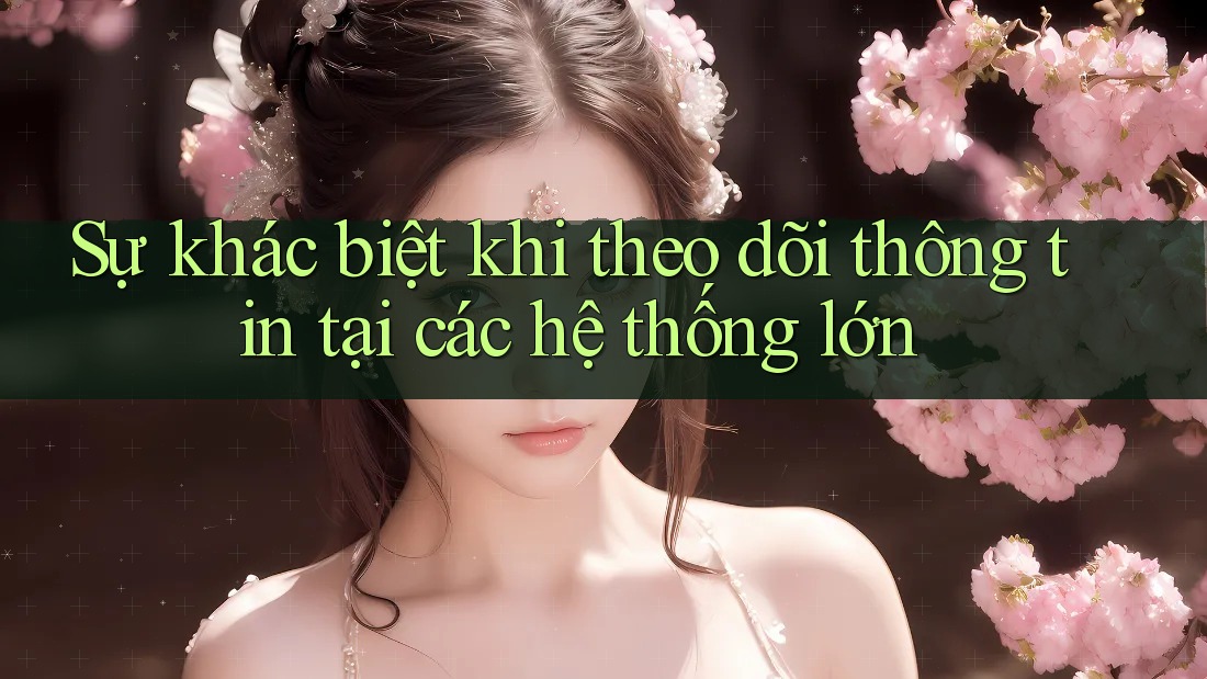 Sự khác biệt khi theo dõi thông tin tại các hệ thống lớn