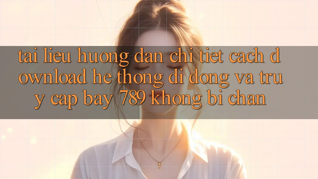 Tài liệu hướng dẫn chi tiết cách download hệ thống di động và truy cập bay 789 không bị chặn