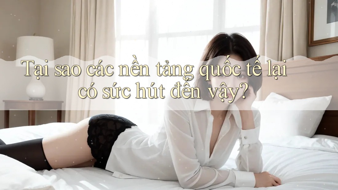 Tại sao các nền tảng quốc tế lại có sức hút đến vậy?