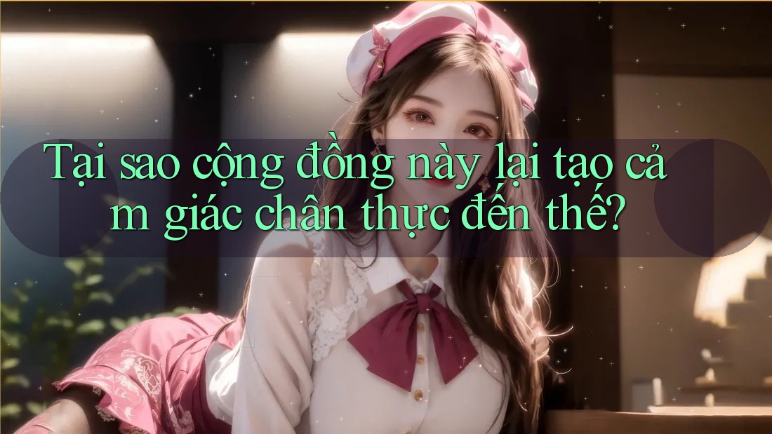 Tại sao cộng đồng này lại tạo cảm giác chân thực đến thế?