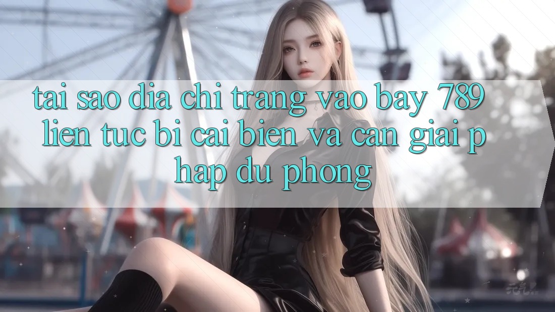 Tại sao địa chỉ trang vào bay 789 liên tục bị cải biến và cần giải pháp dự phòng?