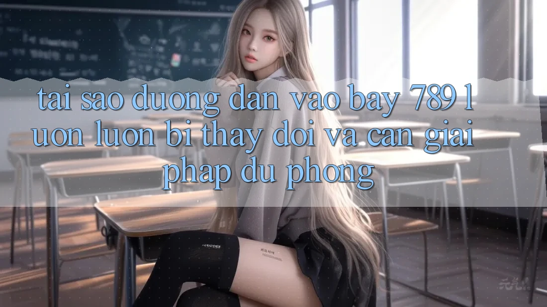 Tại sao đường dẫn vào bay 789 luôn luôn bị thay đổi và cần giải pháp dự phòng? Tại sao đường dẫn vào bay 789 luôn luôn bị thay đổi và cần giải pháp dự phòng?