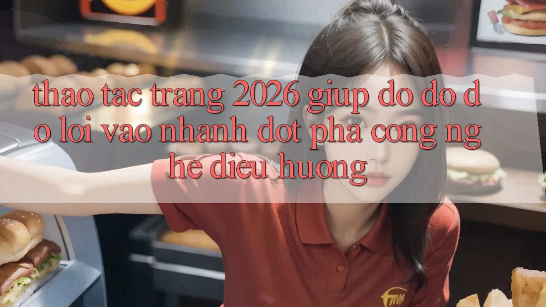 Thao tác Trang 2026 Giúp đỡ đỡ đỡ Lối Vào Nhanh: Đột phá công nghệ điều hướng