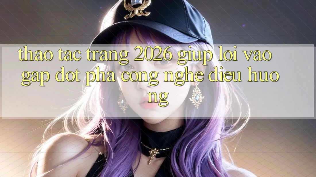 Thao tác Trang 2026 Giúp Lối Vào Gấp: Đột phá công nghệ điều hướng